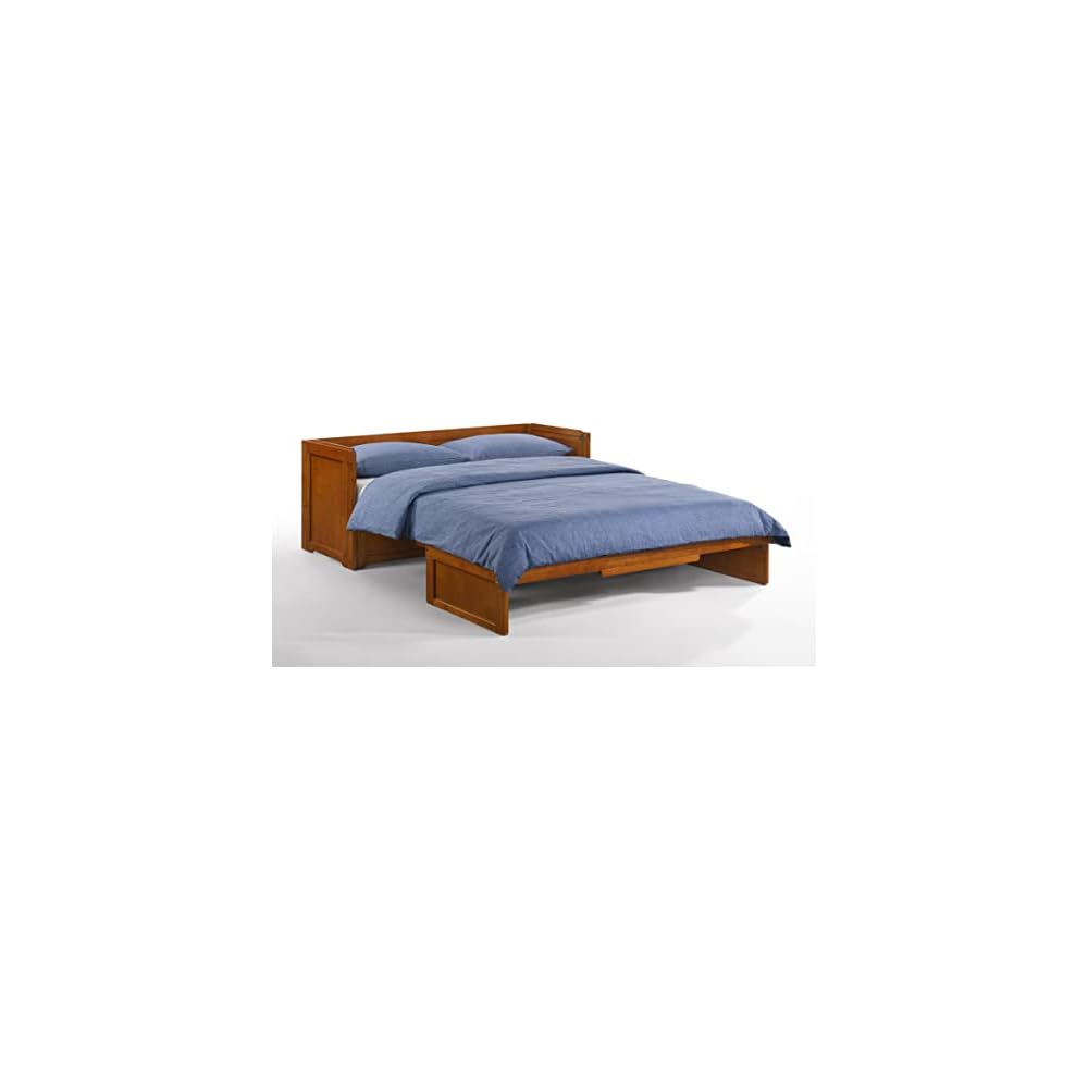Murphy Cube Cabinet Chest Bed (Queen, Hickory)