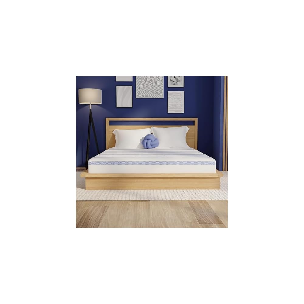 Gel Memory Foam 8 Inch Mattress - Bed-in-a-Box - Full Size - Cooling and Pressure Relief - Certi-PUR Certified