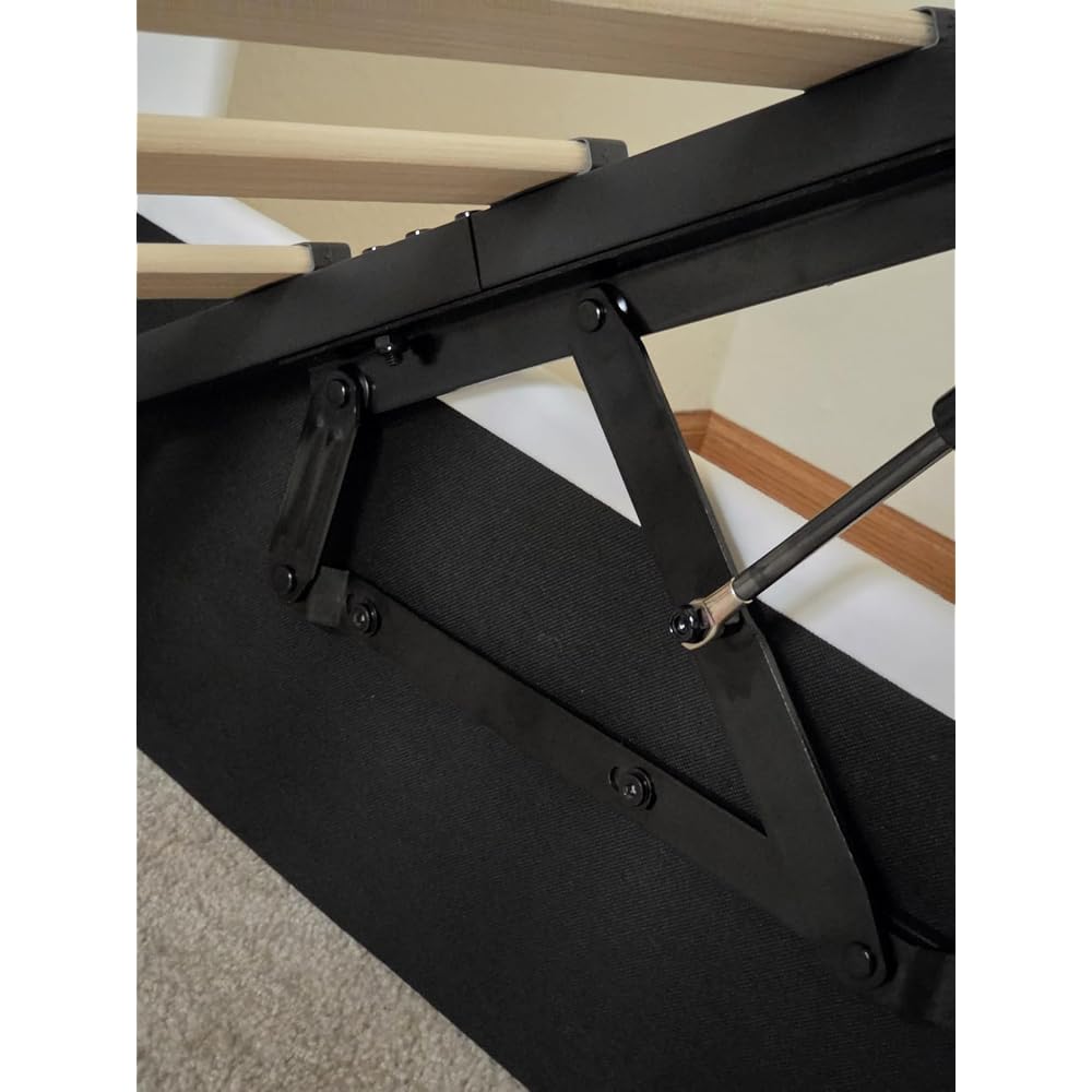 Queen Size Lift Up Hydraulic Storage Bed Frame Black