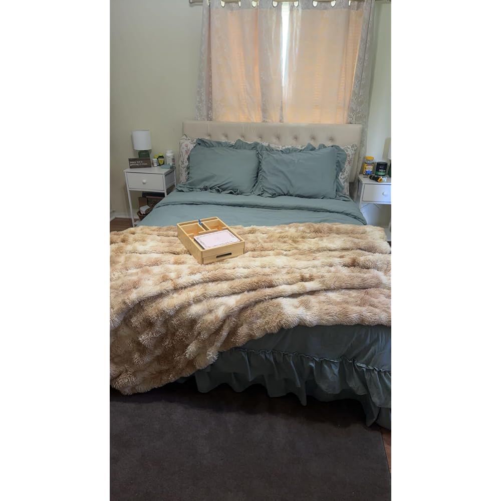 Queen Size Bed Frame with Headboard, Luxury Velvet Fabric Upholstered Bed frame with Button Tufted Design, Strong Wooden Slats Support - Low & Sturdy, Noise-Free, No Box Spring, Easy Assembly, Beige