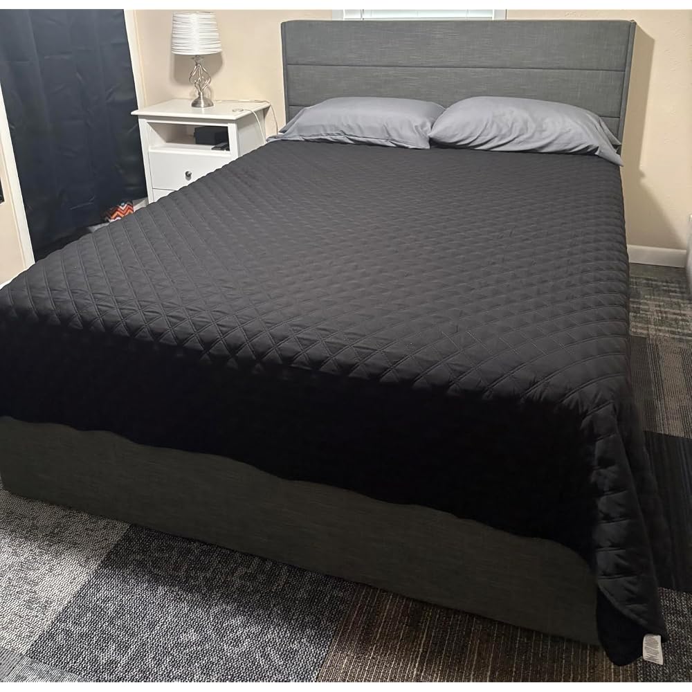 Queen Size Lift Up Hydraulic Storage Bed Frame Black