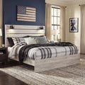 King Bed Frame, Cambeck Farmhouse Whitewash